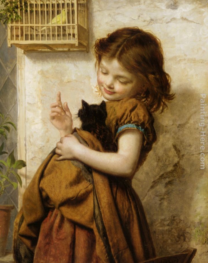 Sophie Gengembre Anderson Her Favorite Pets
